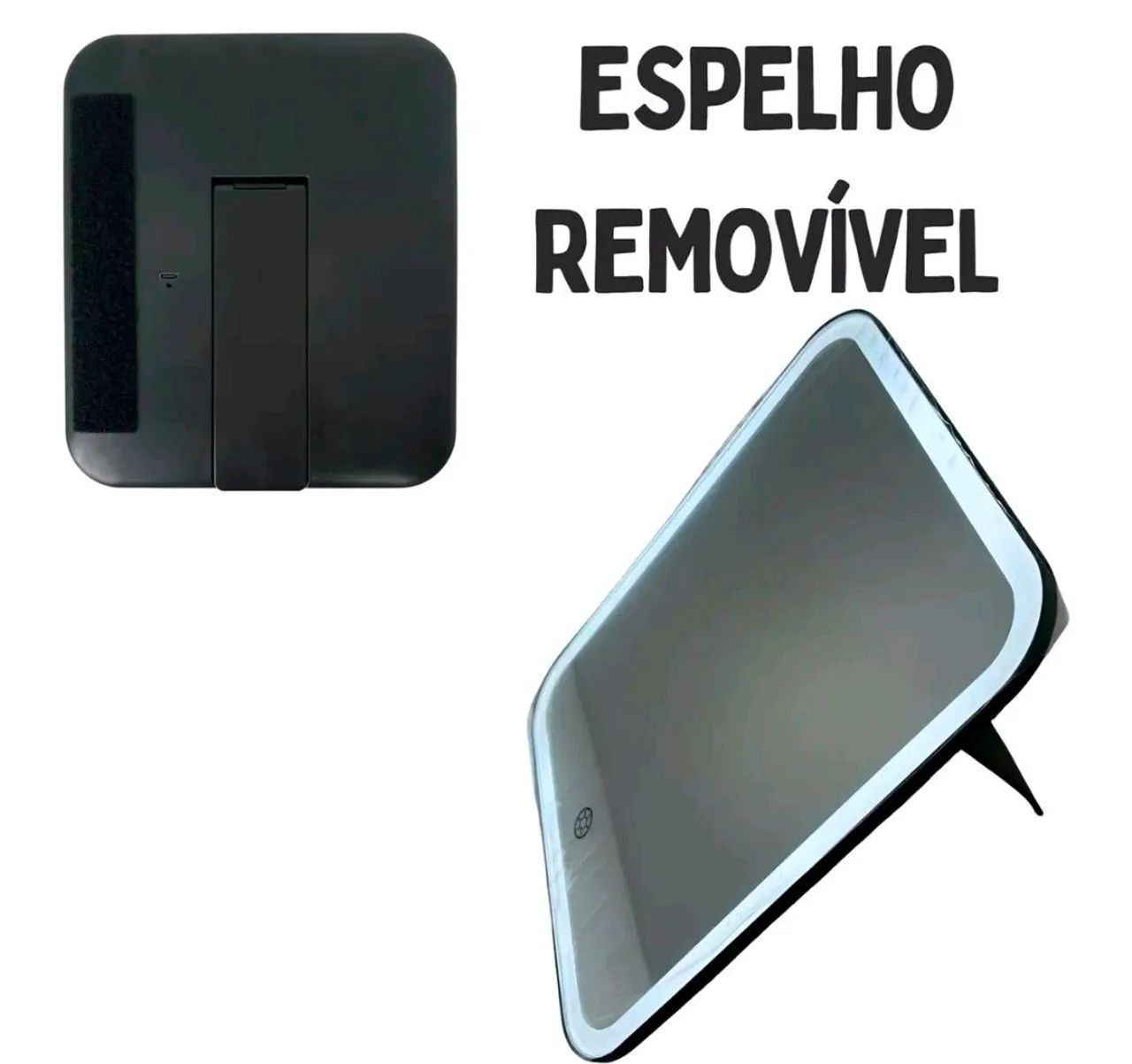 Maleta Necessaire de maquiagem com Led - Foto 5