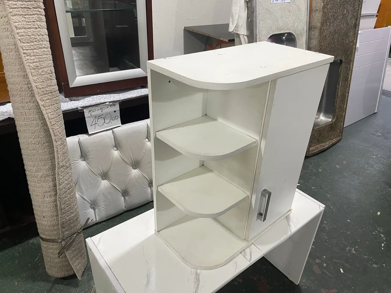 Armário Suspenso Branco MDF - Foto 4