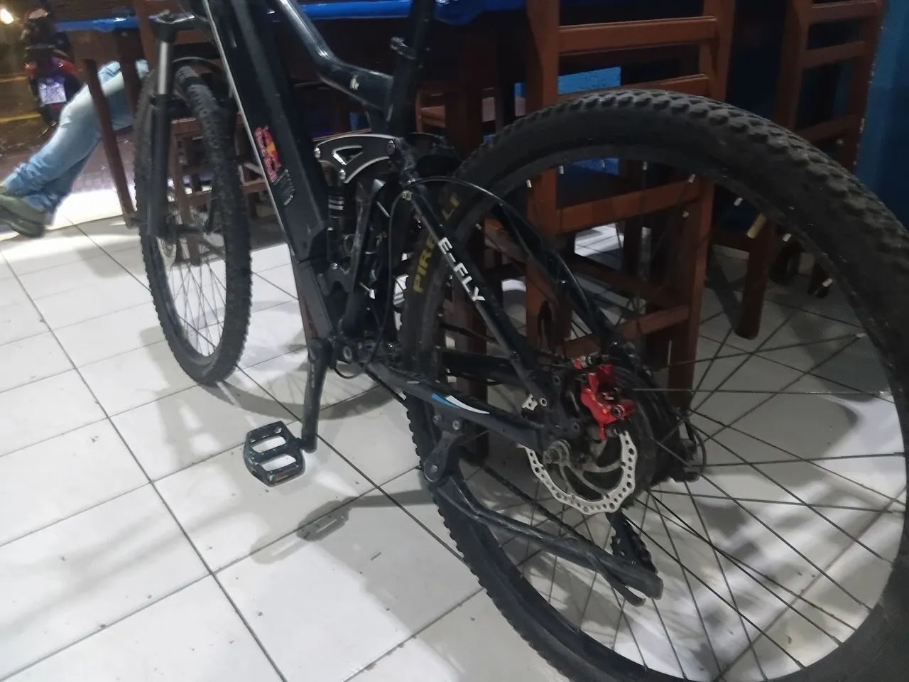 Bike e-fly m4 eletrica com detalhes  - Foto 4