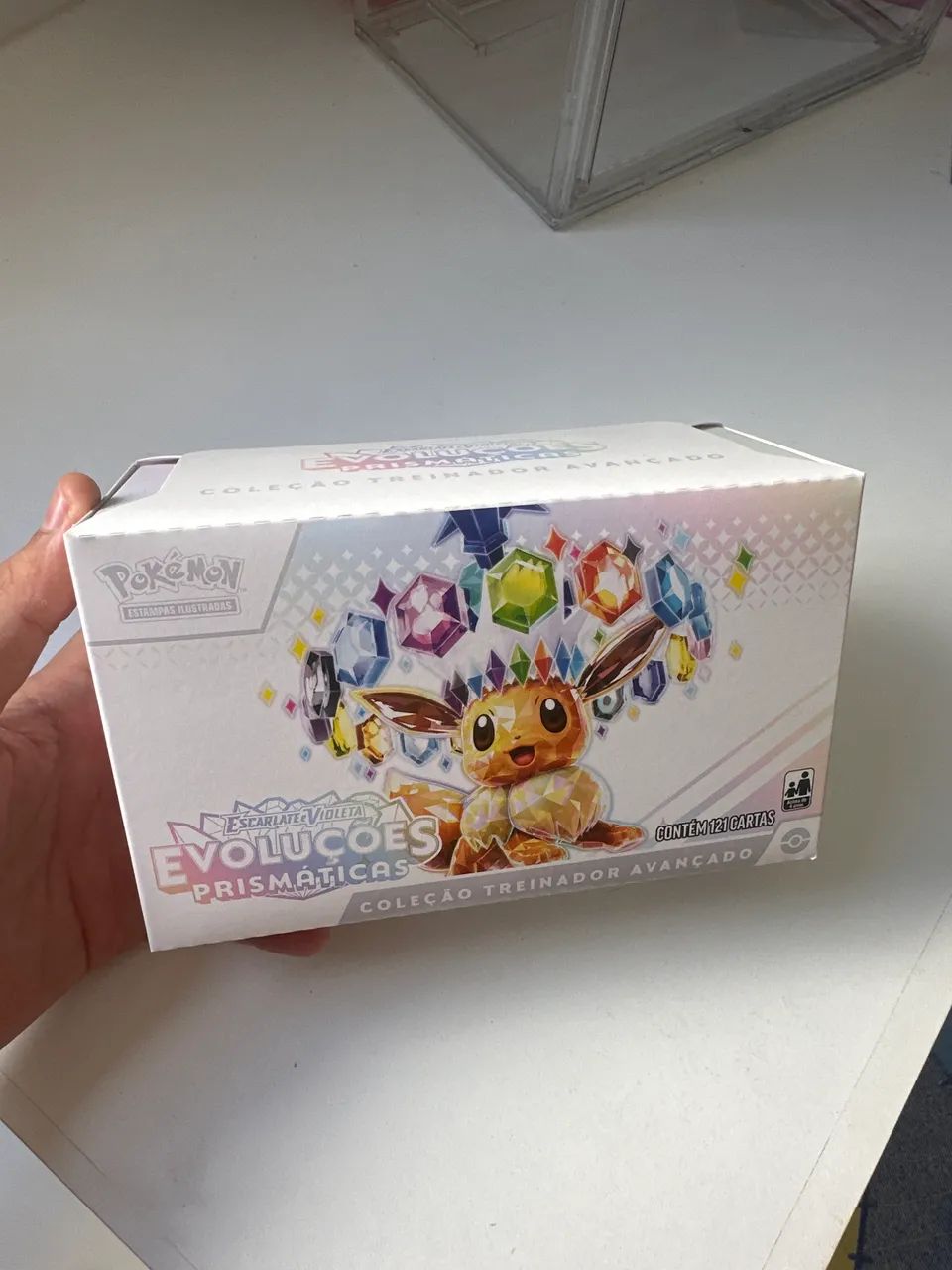 Pokémon Etb de evoluções prismáticas PT (perfeito estado)