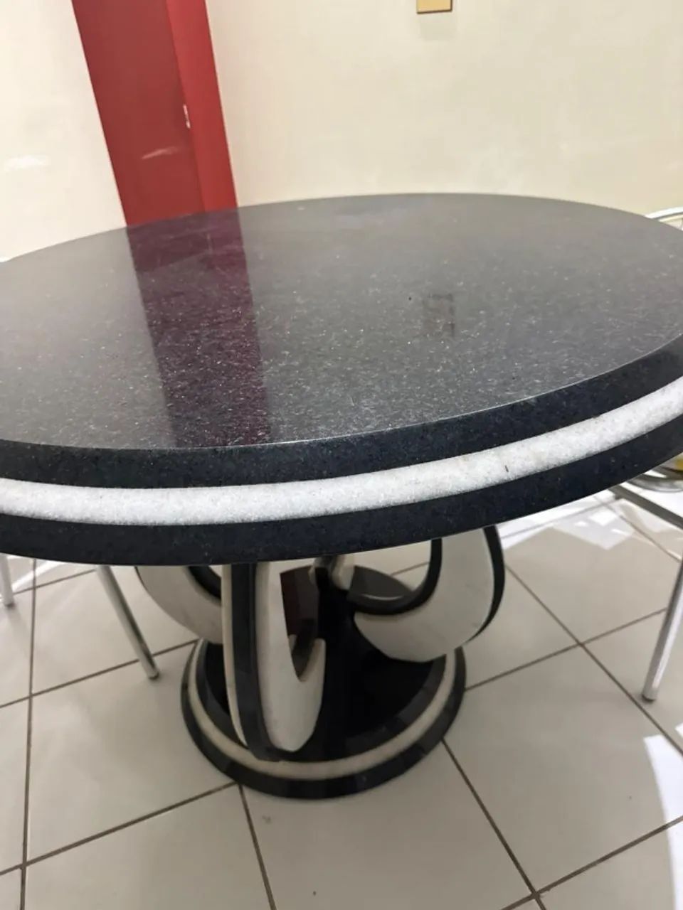 mesa pedra granito preto - Foto 4