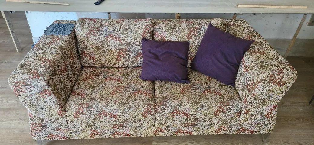 Sofa 2 lugares estampado