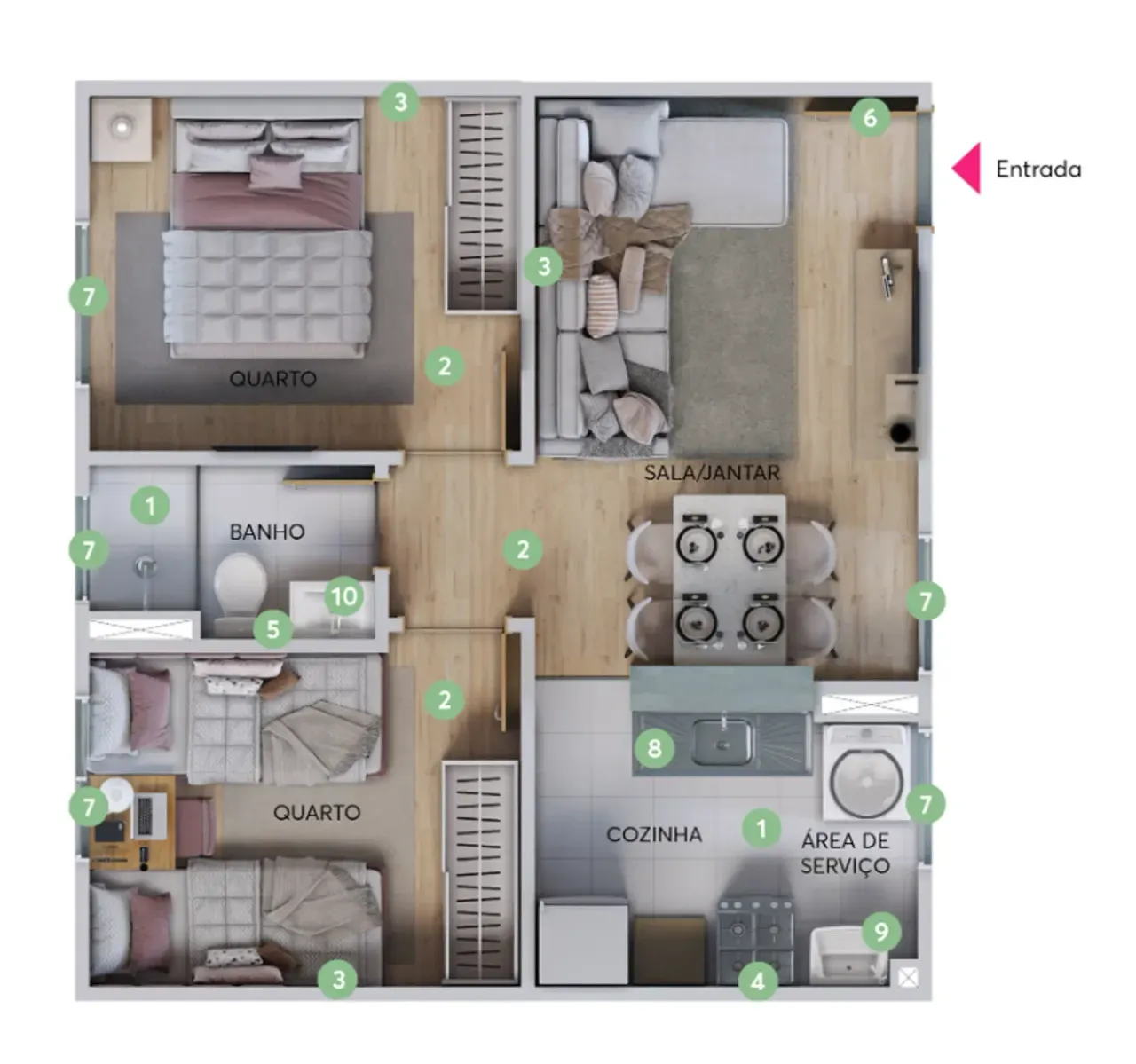 PLANTA 40m²