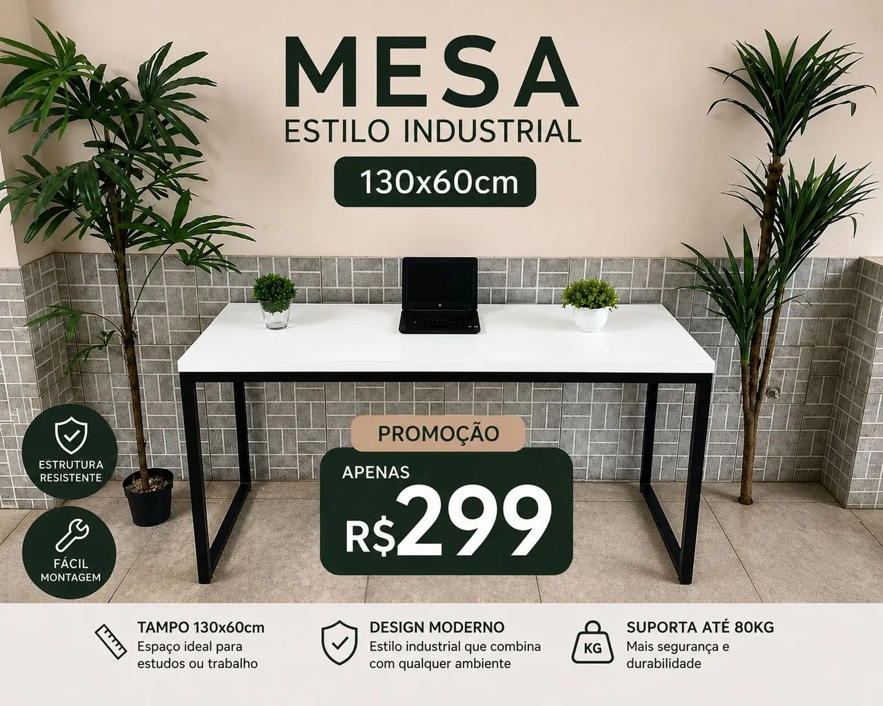 Mesa para escritório, escrivaninha 