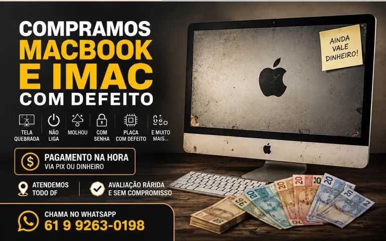 Compramos MacBook e iMac com Defeito | Apple | Brasília | Pagamento na Hora - Foto 4