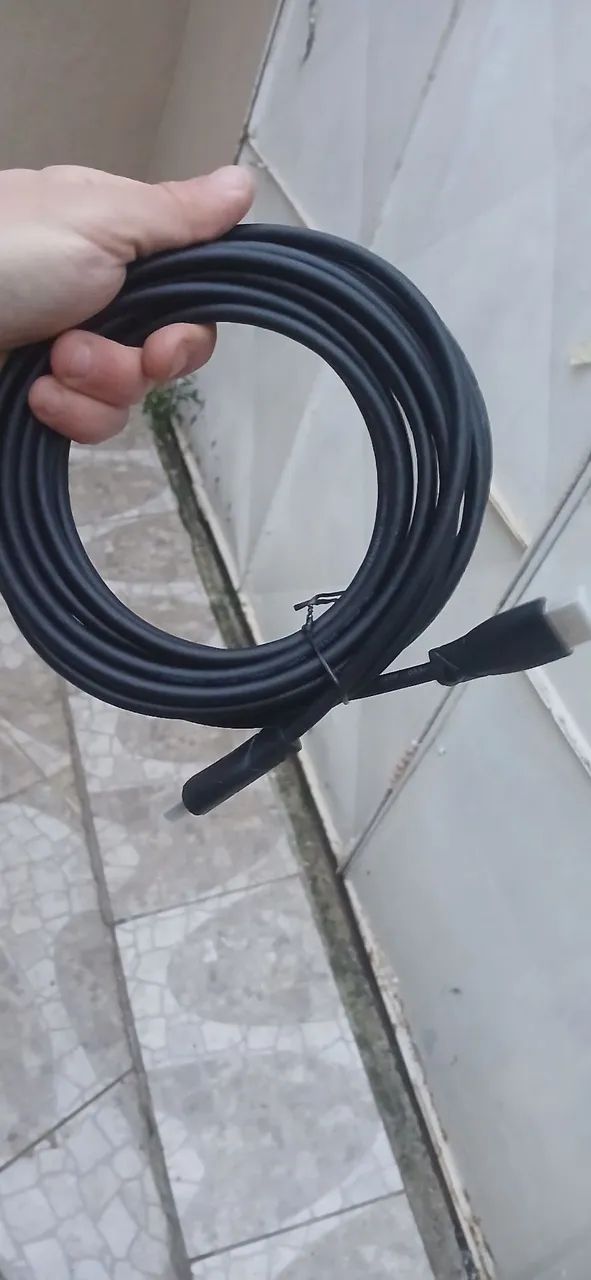 Cabo HDMI + Cabo Ethernet Novos