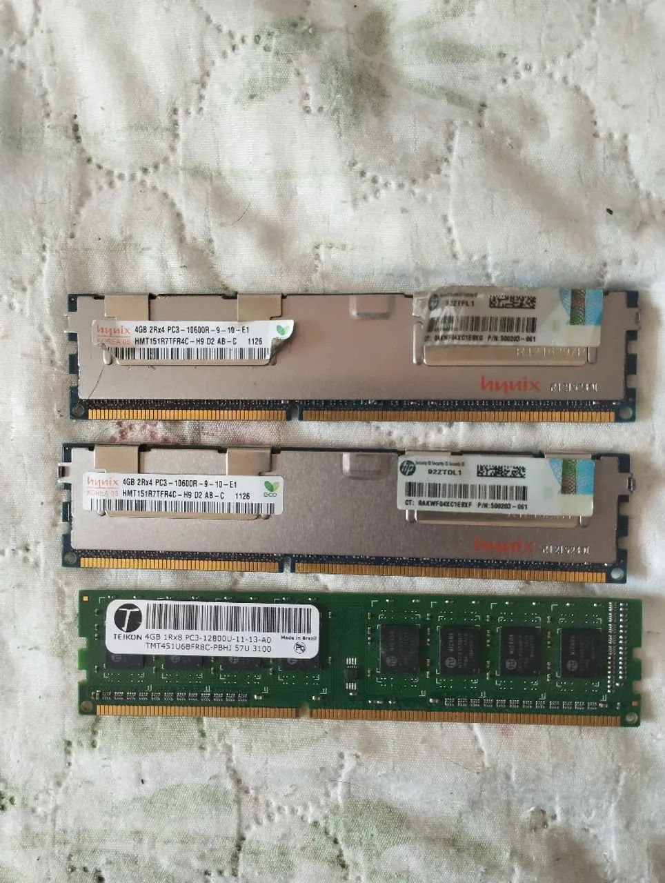 Memória RAM ddr3 4gb 1333 / 1600 Mhz