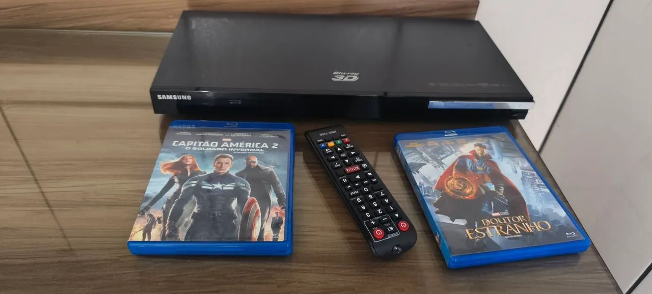 Leitor Blu-ray Samsung+Discos original Marvel  - Foto 3