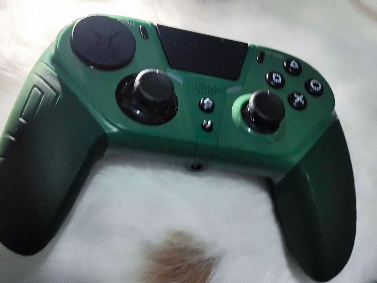 Controle Sem Fio Verde Multiplataforma PS3 PS4 PC + Caixa - Foto 4