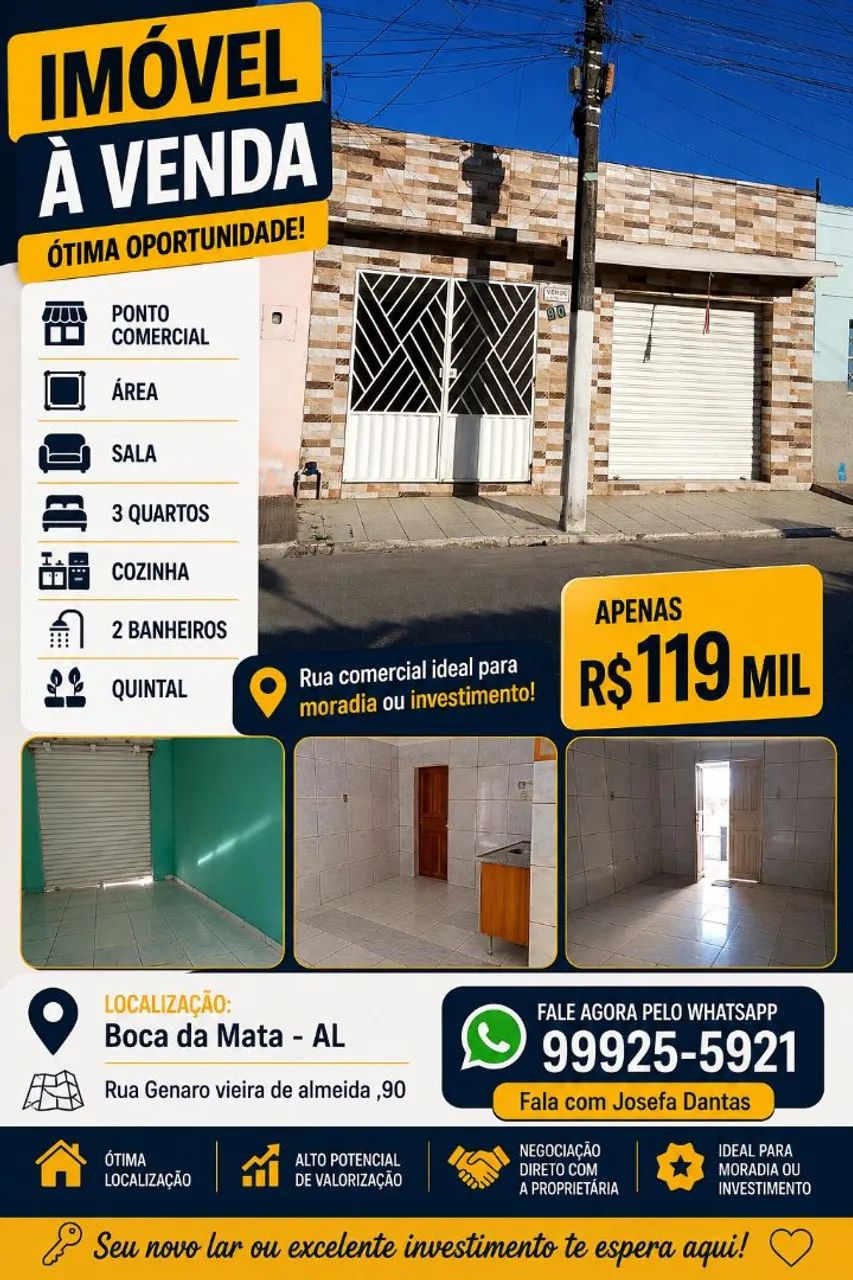 Casa Na Cidade De Boca Da Mata - AL