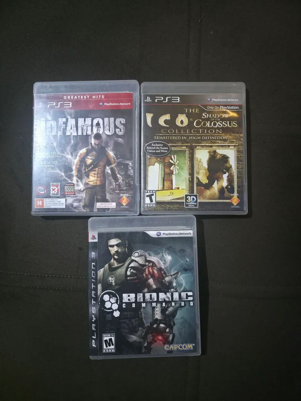 Shadow of the colossus + infamous PS3