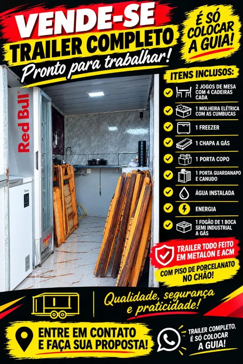 VENDE-SE TRAILER COMPLETO!