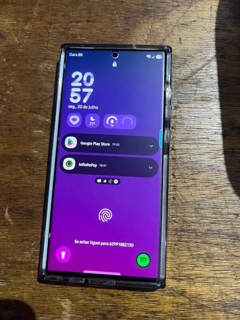 S23 ultra zero muito bem conservado - Foto 3
