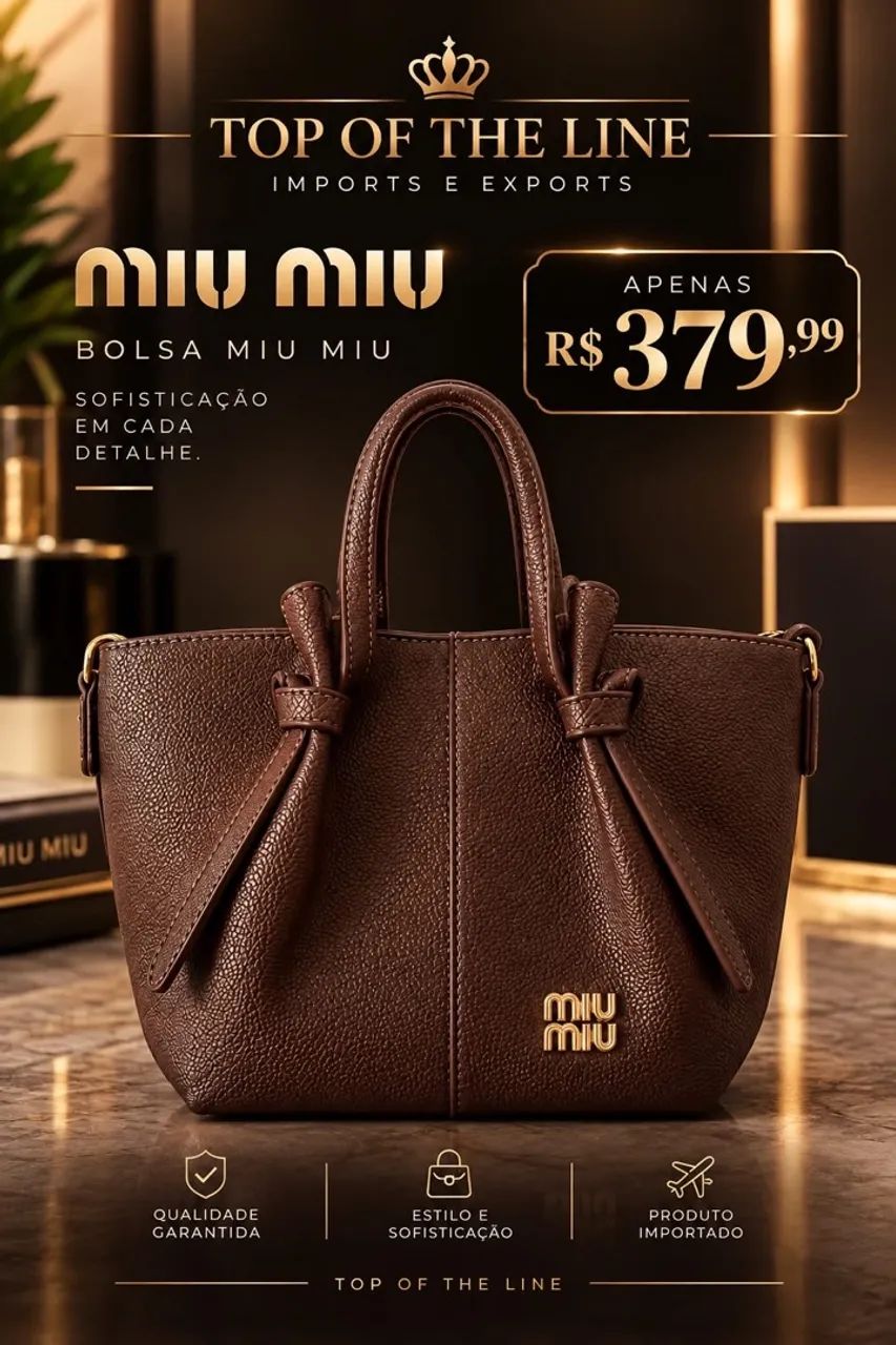 Bolsa MiuMiu (Chocolate)