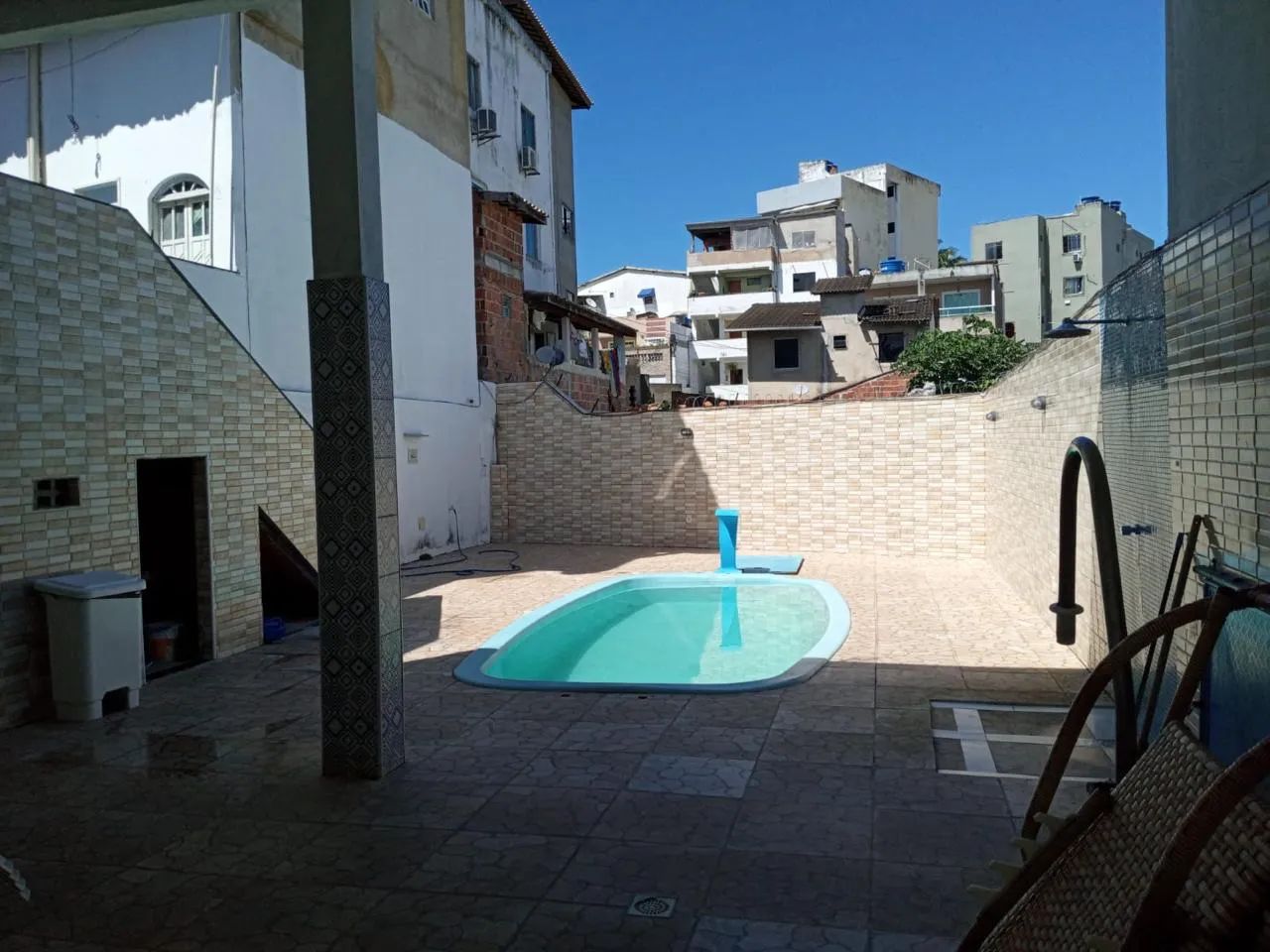 Casa de eventos e Temporada com piscina em Itapuã