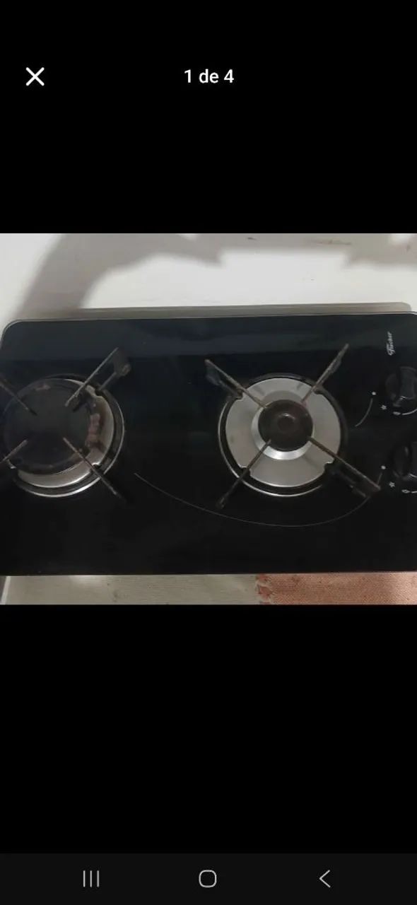 Fogão cooktop  2 bocas Fischer funcionando perfeitamente 