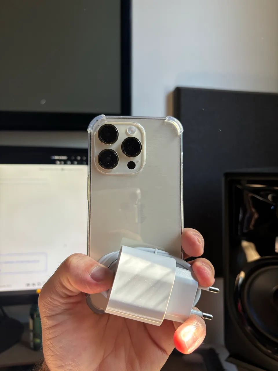 iPhone 14 Pro 85% 128g Dourado - Foto 5
