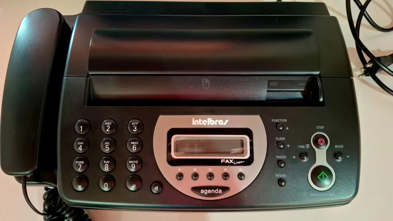 Fax Intelbras F312/BRB Linea Grafite com Telefone  - Foto 3