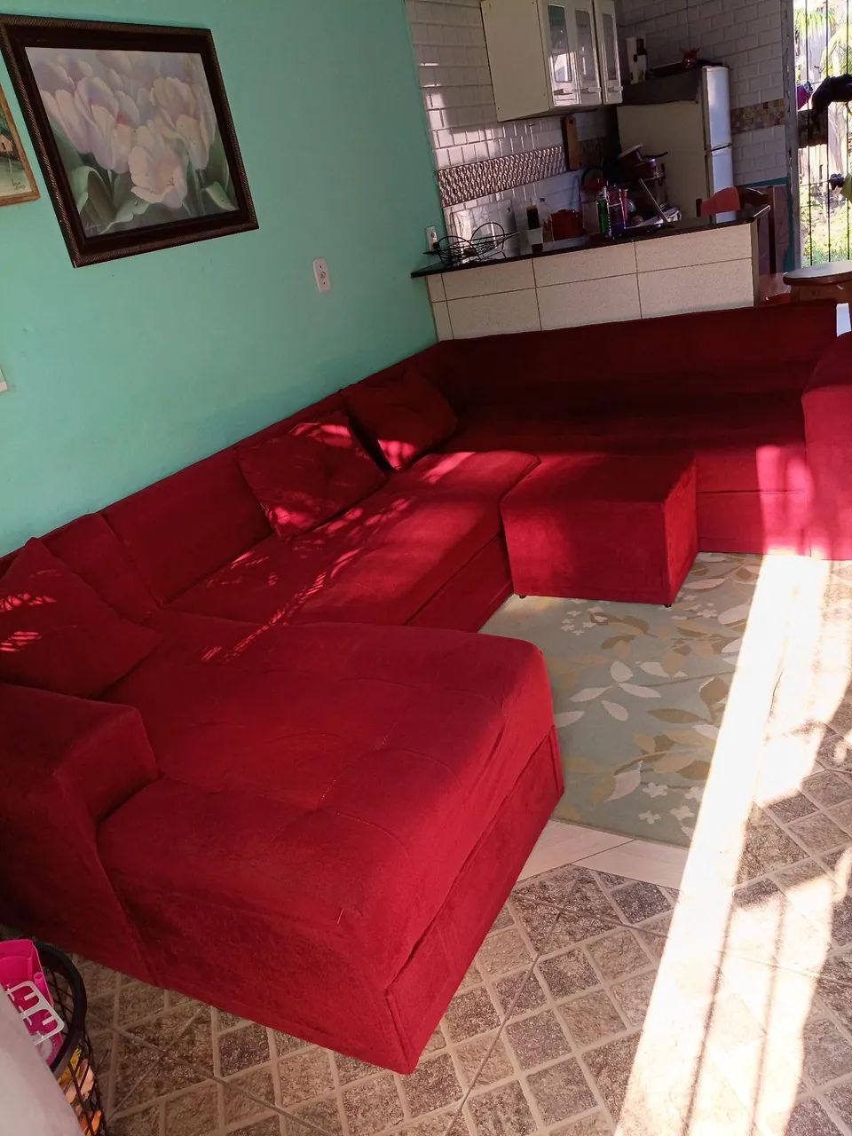 Sofá modelo U