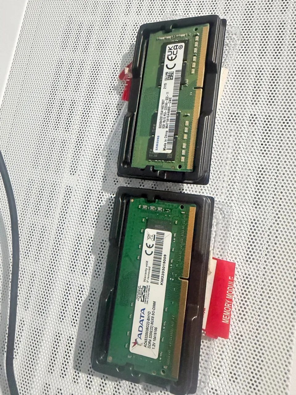 Memória notebook Samsung DDR4 3200mhz
