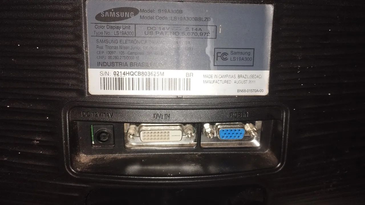 Monitor Samsung. Bom estado. - Foto 2