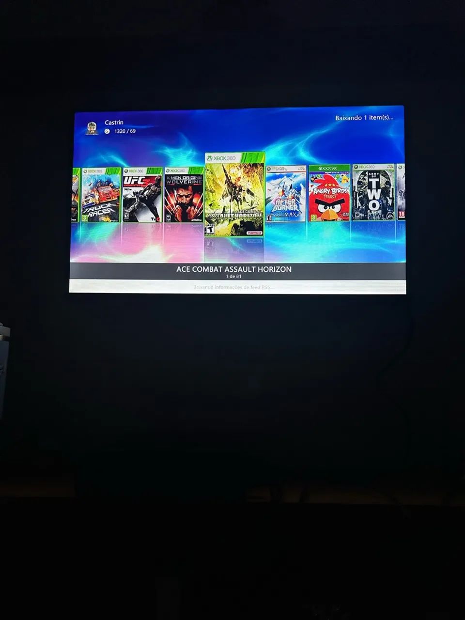 XBOX 360 com 81 jogos!! - Foto 2