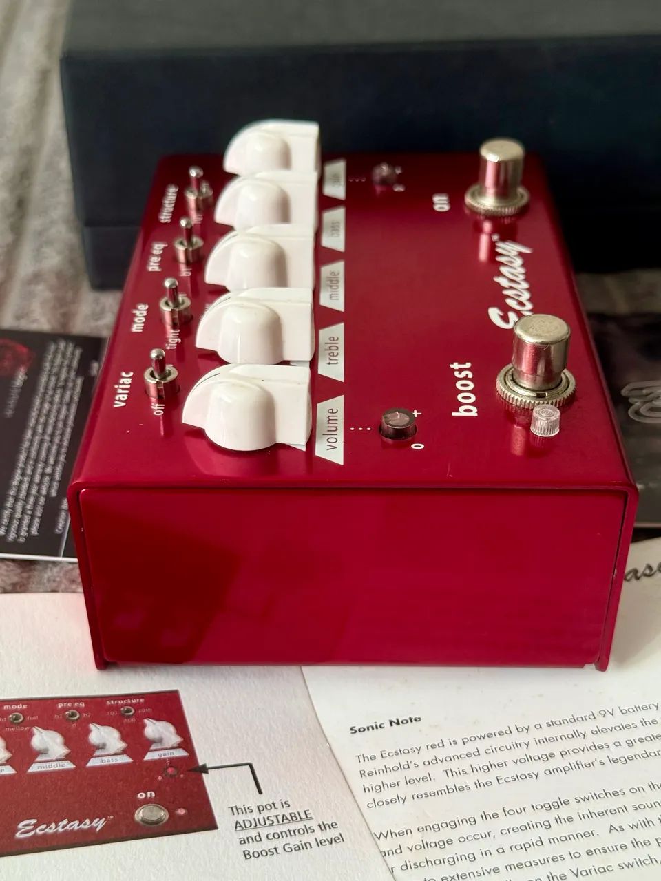 Bogner Ecstasy Red Overdrive/distortion. - Instrumentos musicais