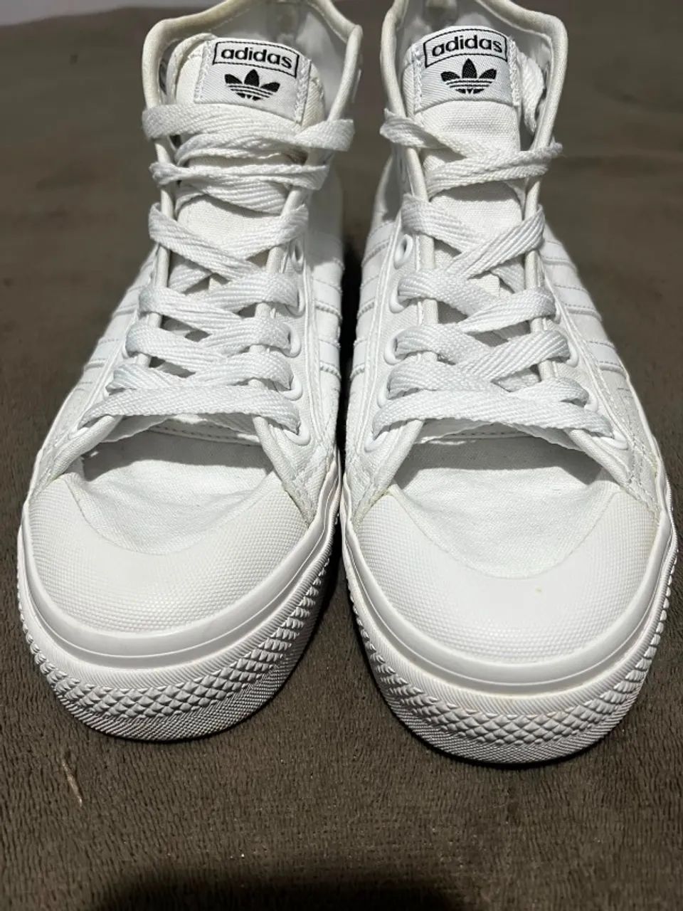 Tênis Adidas Originals Nizza Platform Mid - Branco | Original | R