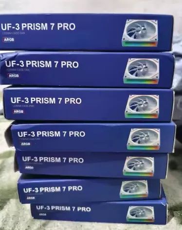 Kit com 4 Ventoinhas/Fans UPSIREN UF-3 Prism 7 PRO Reversa ou Regular - Branca / Lacrado - Foto 2