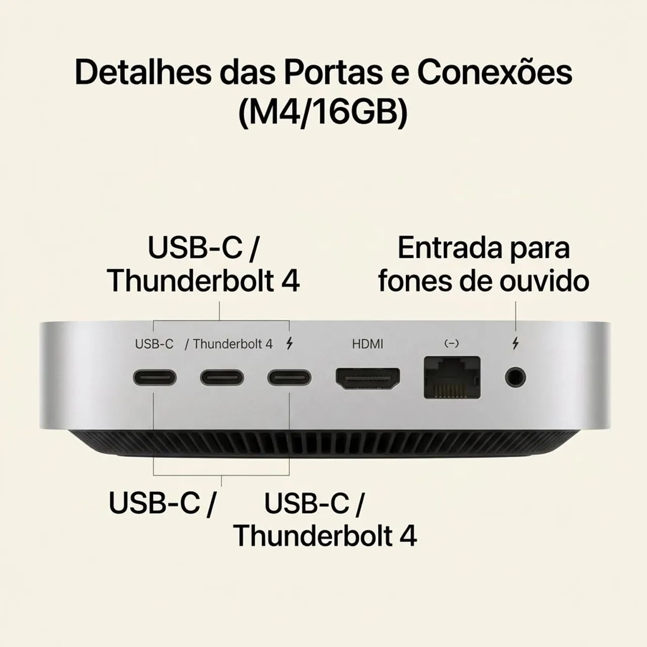 Mini mac M4 Apple - Foto 2