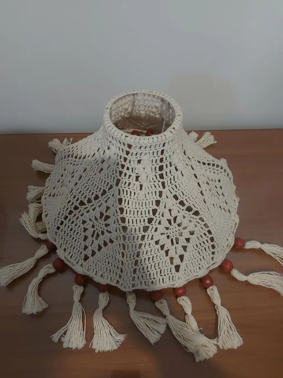 Abajur em crochê - Foto 4