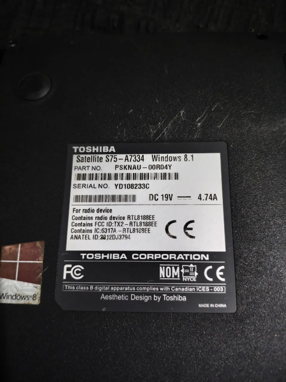 Toshiba Satelite S75-A7334 - Foto 4