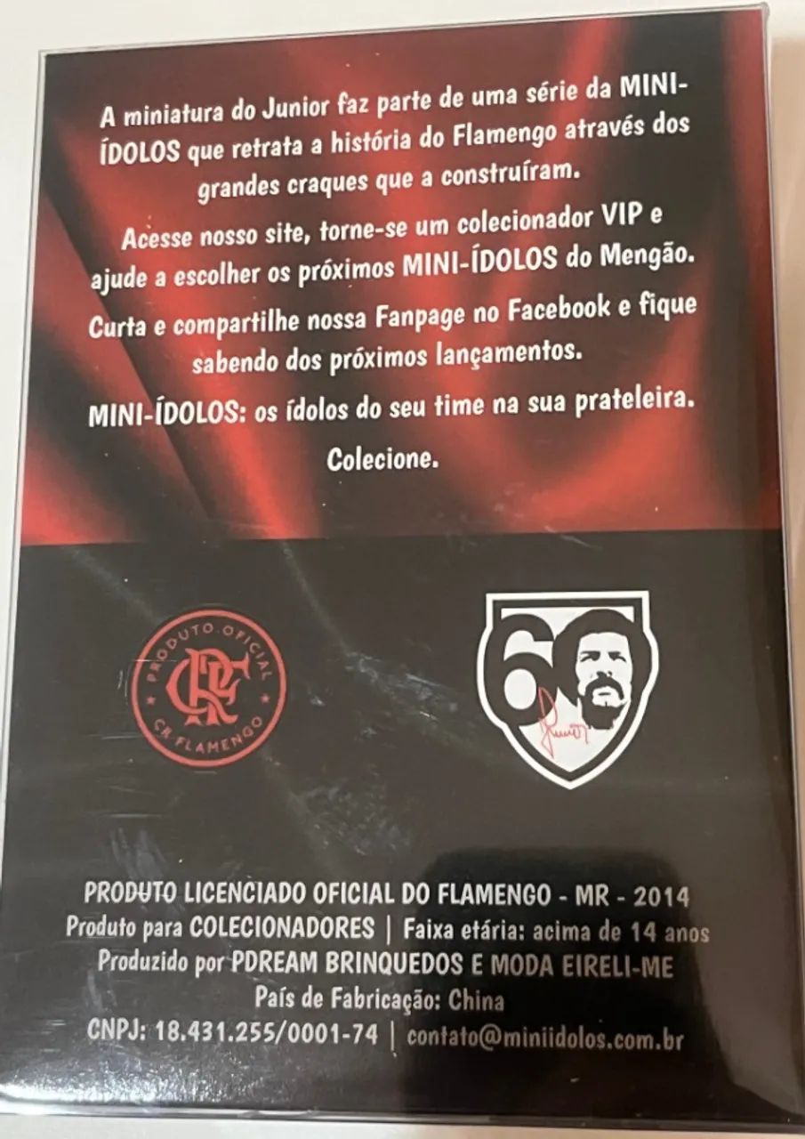 Boneco miniatura Junior, do Flamengo - Foto 2