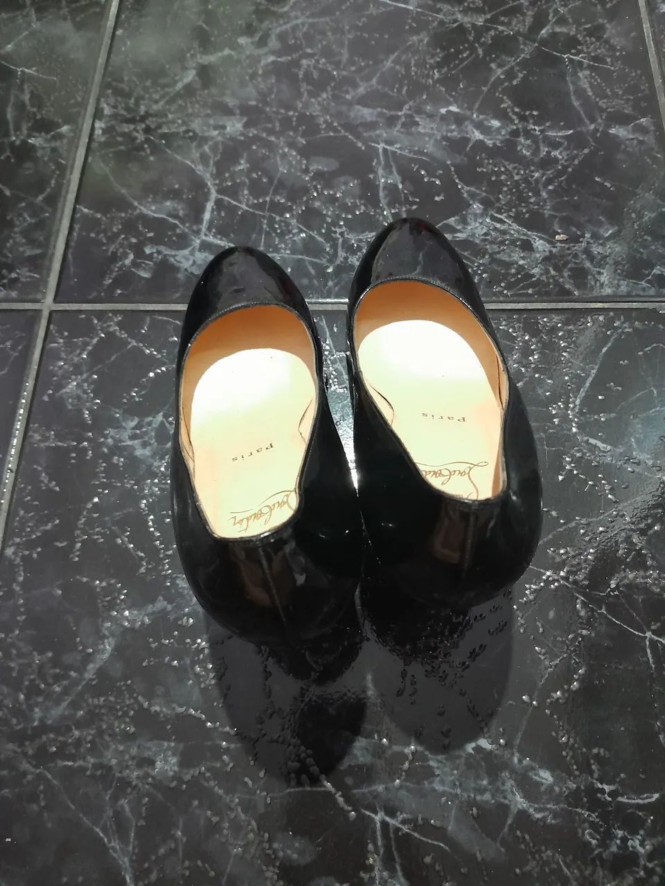 Scarpin Christian Loubotini (calça 37/38) - Foto 3