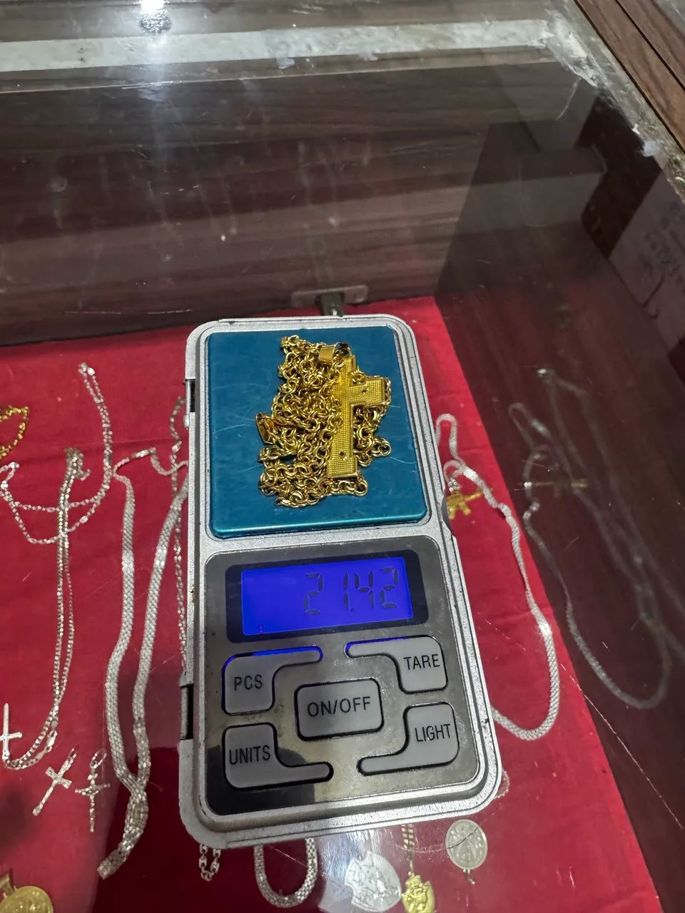 Cordão de ouro 18K - 21,42 gramas - maciço  - Foto 3