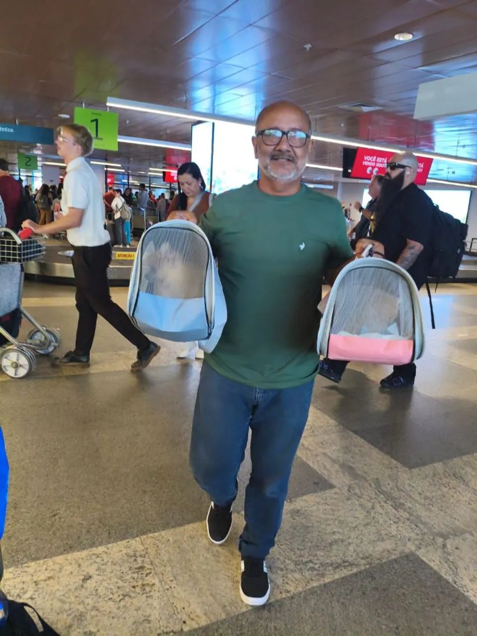 Bolsa pet viagem na cabine  - Foto 5