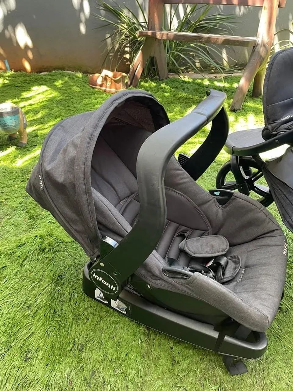 Bebê conforto e carrinho  - Foto 2