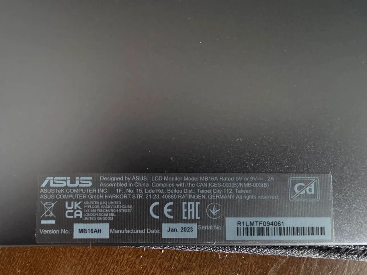 Monitor Portátil Asus - Foto 3