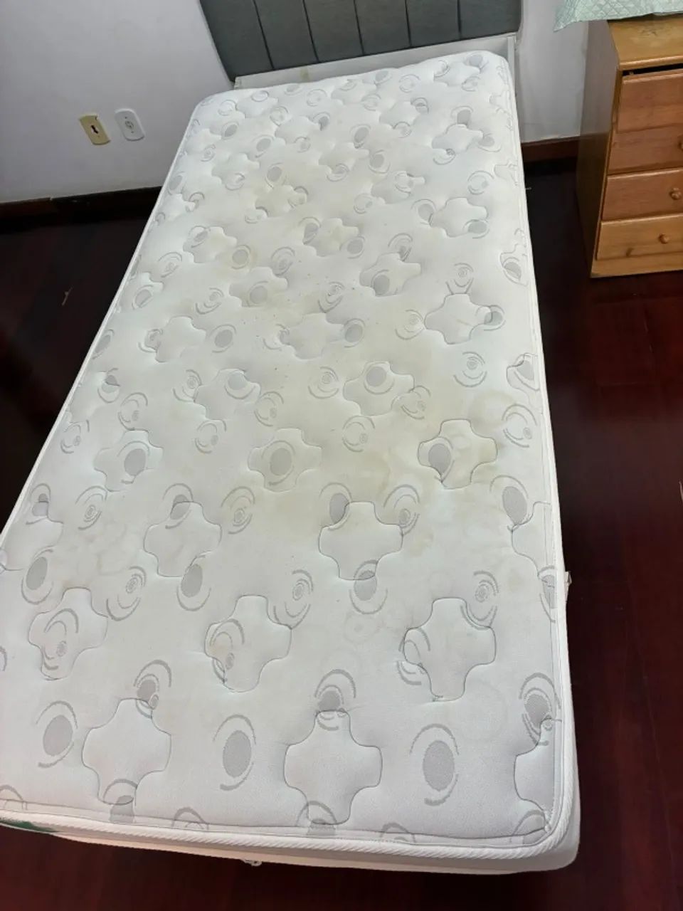 Colchão de molas solteiro novíssimo - Foto 5