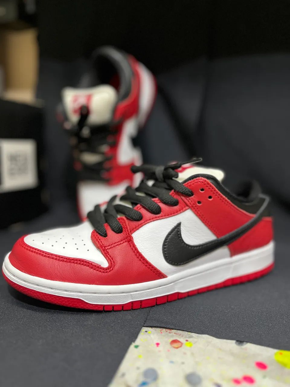 Tênis Nike Sb Dunk Low Pro Chicago  - Foto 5