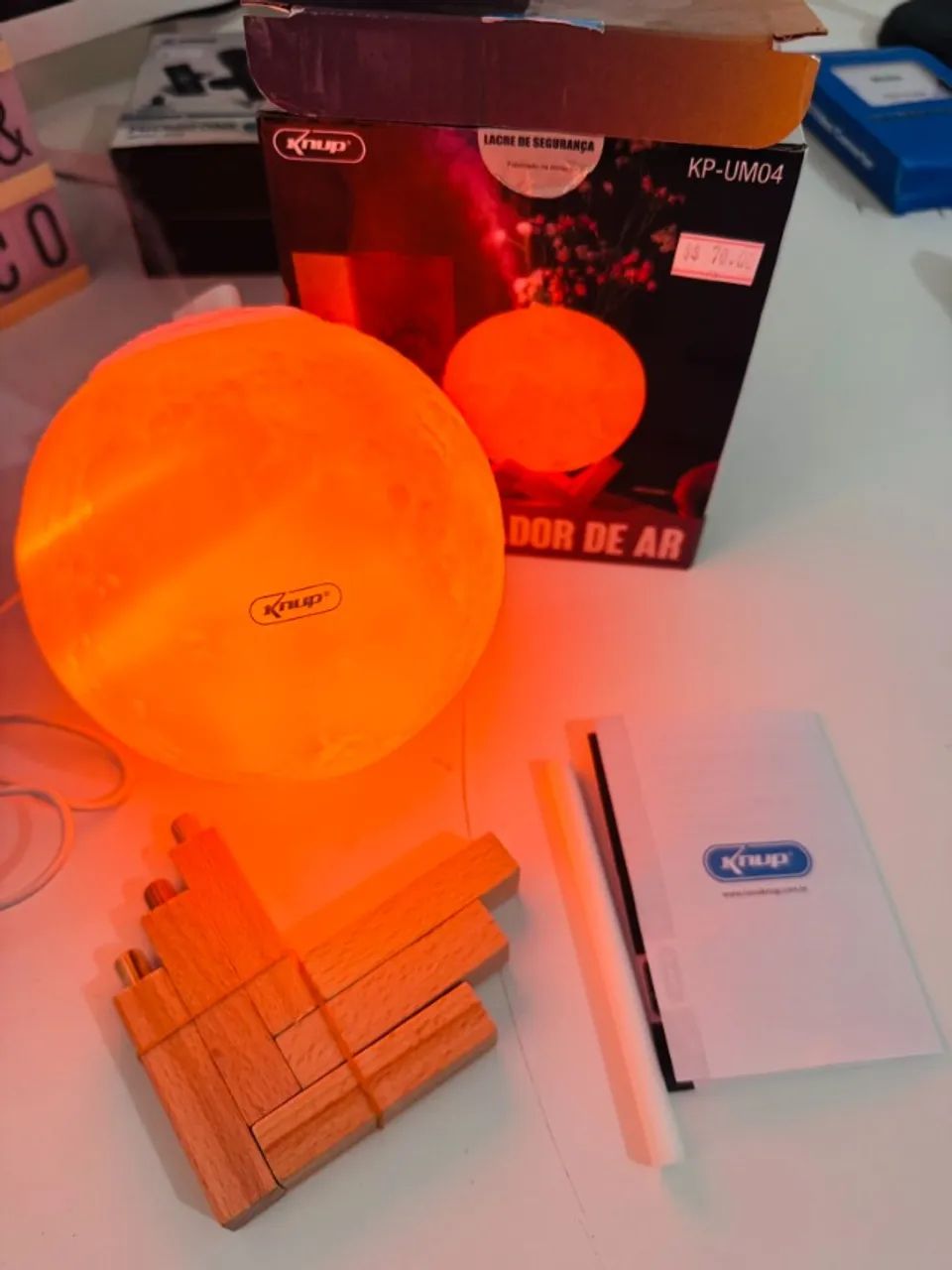 Aromatizador Abajur Luminária Lua Cheia
