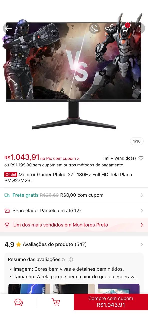 Setup gamer completo  - Foto 5