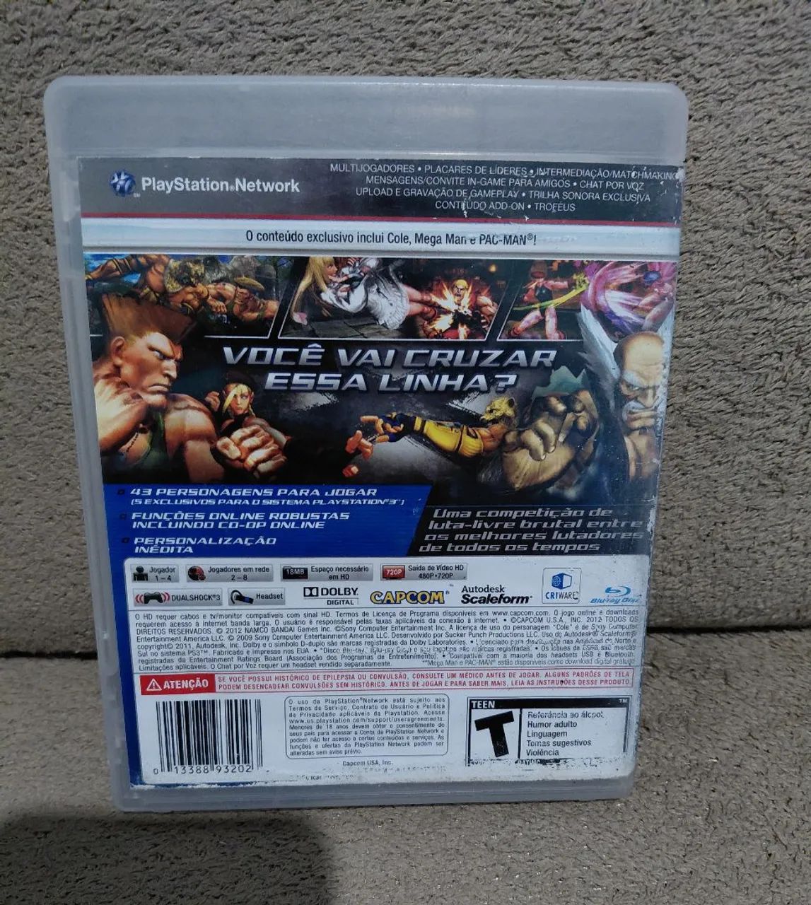 Jogo Street fighter Vs Tekken Ps3  - Foto 4