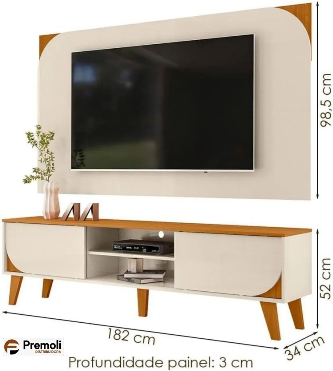 Combo painel e rack novo modelo 
