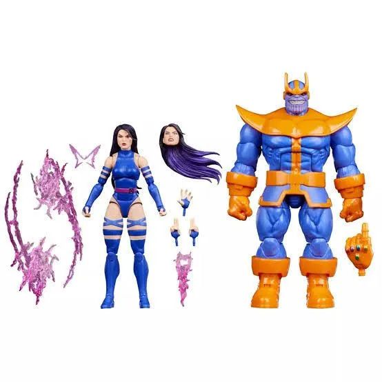 Exclusivo 2 pack psylocke e Thanos Marvel Legends  - Foto 2