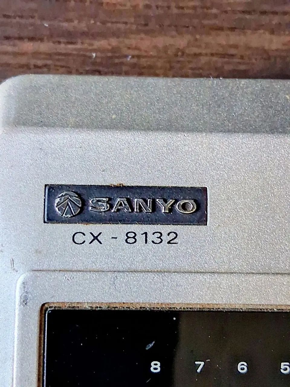 Calculadora antiga Sanyo CX 8132 - Foto 3