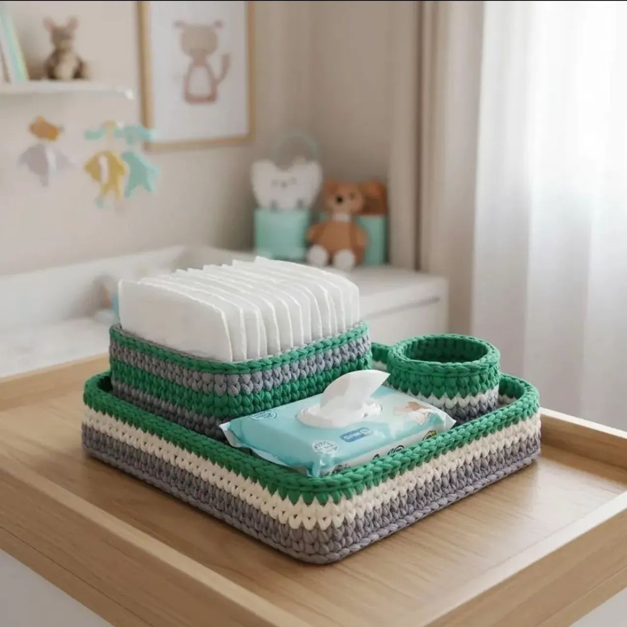 Cestos Decorativos Quarto Bebê 