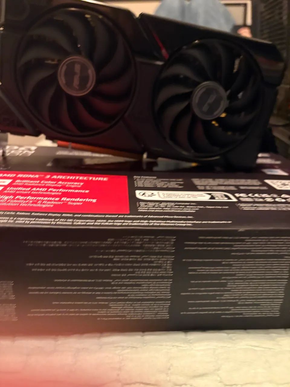 radeon rx 7600 Asus Oc Dual Edition 8gb Vram - Foto 4