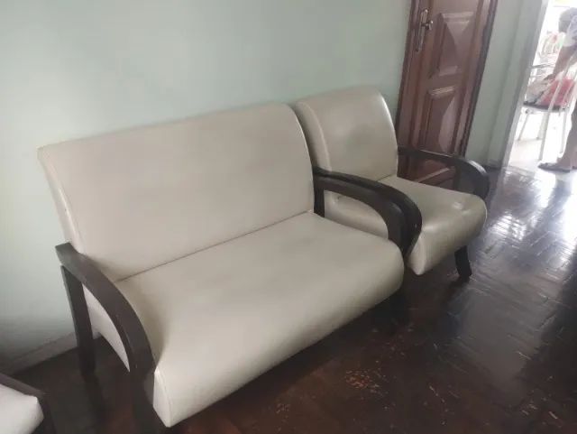 Conjunto de sofá para recepção ou sala de estar!