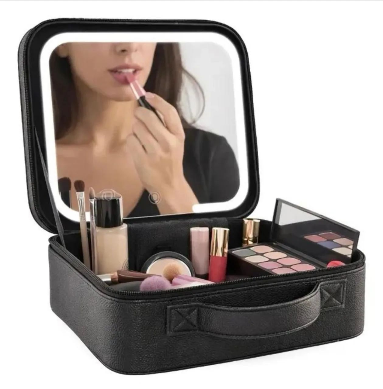 Case com espelho e led preta - Avon - Foto 5